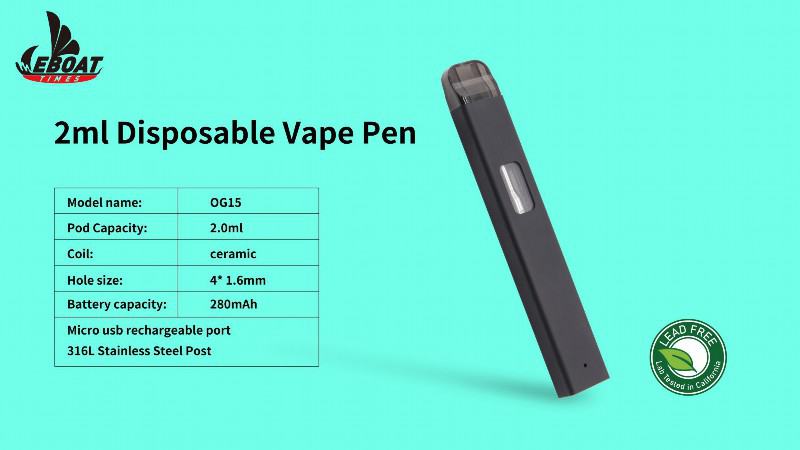 OEM or Eboat Og15 Big Hit Disposable Vape