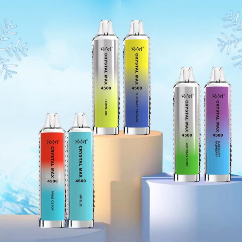 Disposable Vape zbood R&m Crystal Max 4500 Sigaraecigdevicecig Puffs Brands