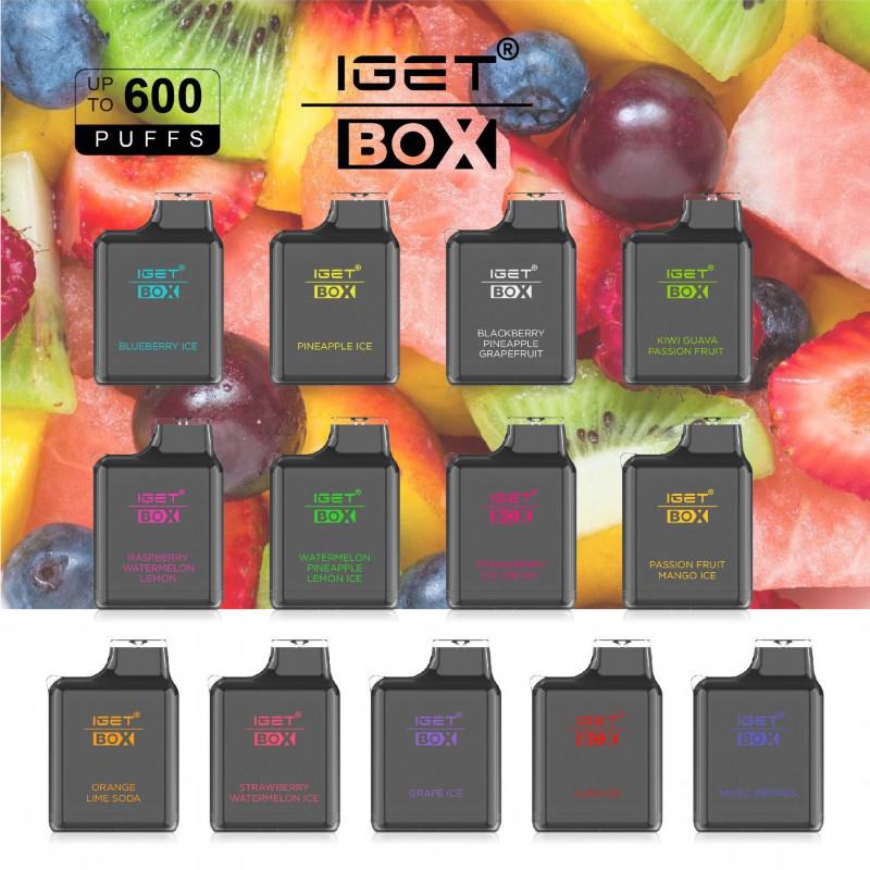 Iget Box 600 Puffs Smooth Hit Disposable Vape