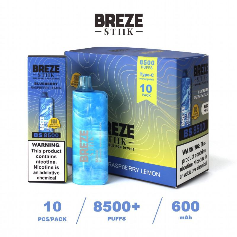 Disposable Breze Vape Stiik Bs 8500 Puffs Pen