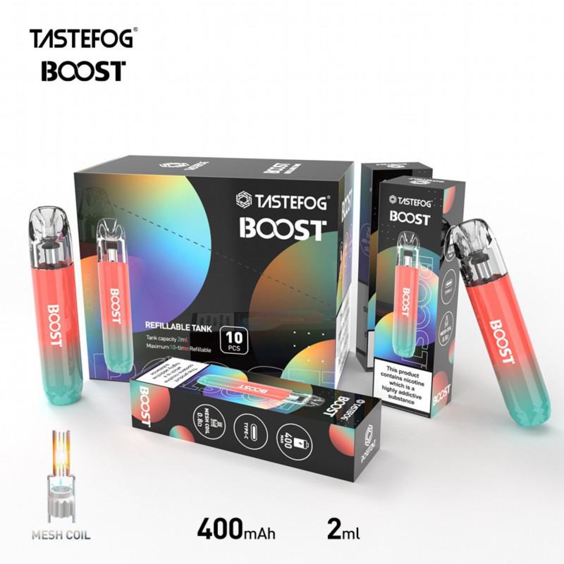 Tastefog Boost 800 Puffs Disposable Big Hit Vape