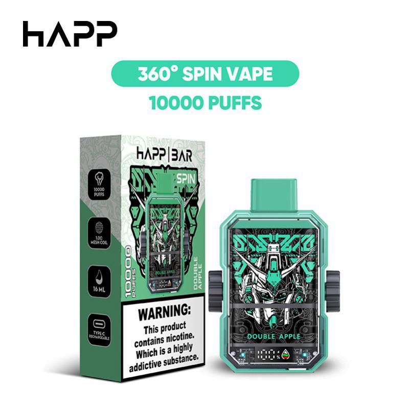 Disposable HAPP / White Label Happ Spin Disposable 10000 Puffs Vape