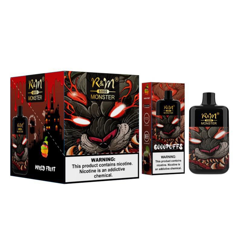 R&M Monster 6k Big Puff Bar Plus