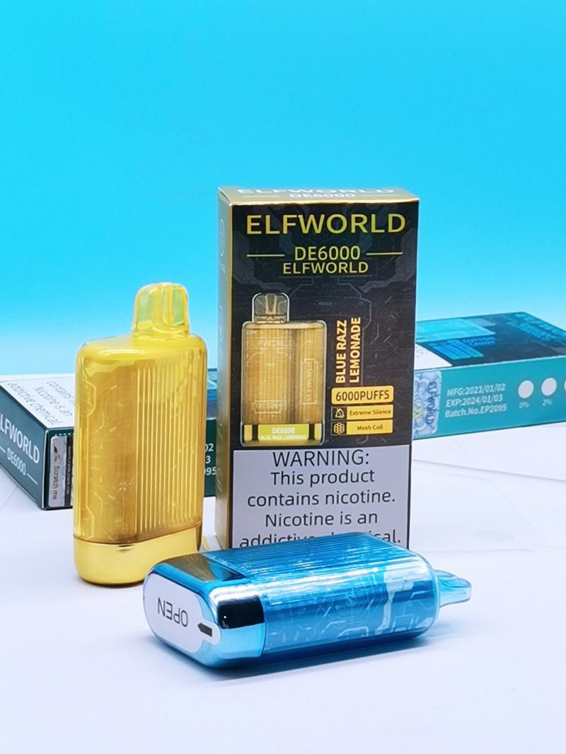 volestech Vape Elf World De Disposable Box 6000 Puffs Nederland
