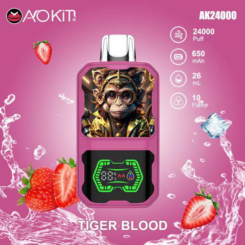 Vapsolo Aokit Ak 24000 Puffs Disposable E-cigarette Nicotine