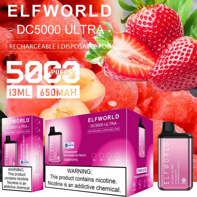 Elfworld Pen Dc5000 Ultra 6000 Puffs