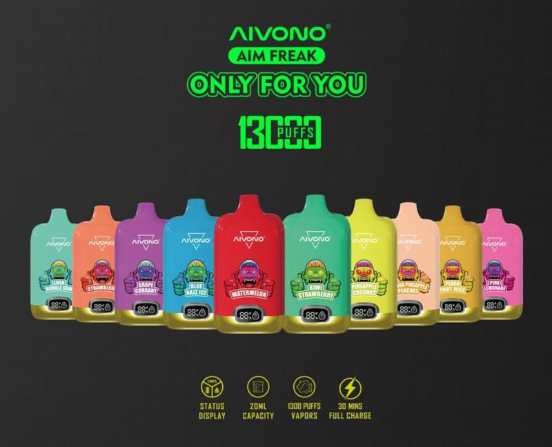 Disposable Vapes Vapme Aivono Aim Freak 13000 Puffs