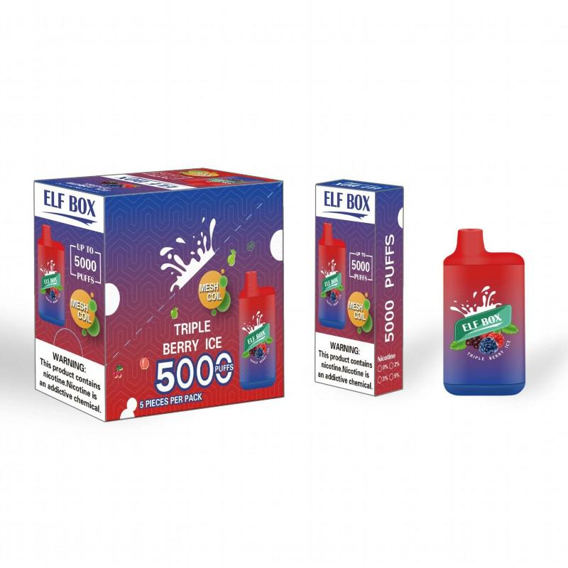 disposable Elf box 5000 puffs vape bar