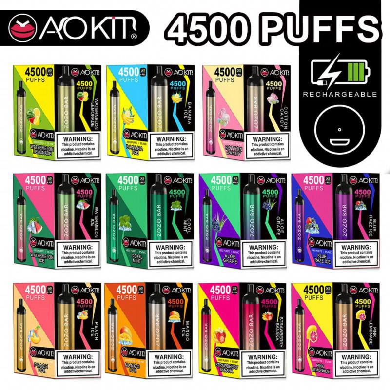 Disposable Vape Brands Aokit Aokit Zozo 4500 Puffs