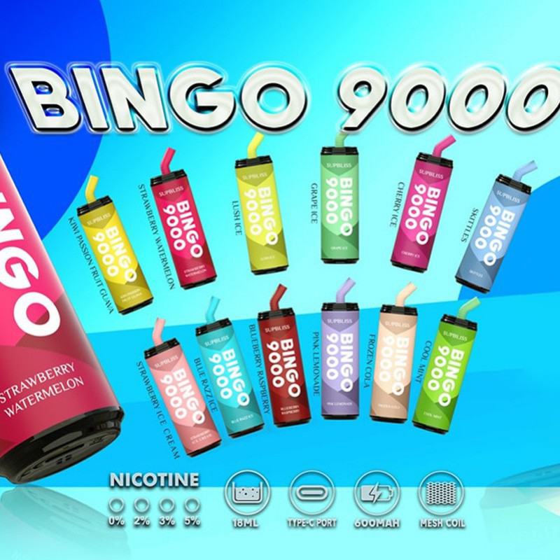 Baish Supbliss Bingo 9000 Brands Disposable Vape