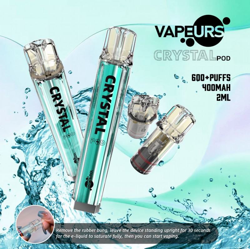 Disposable urs Vape Crystal Pod 600 Puffs Brands