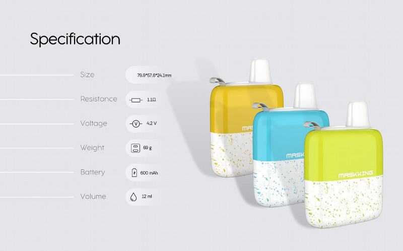 Big Puff Pen Plus Maskking Creamy 600 Vape