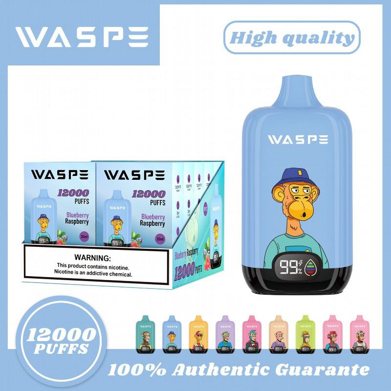 Disposable Vape Waspe Box 12000 Puffs Brands