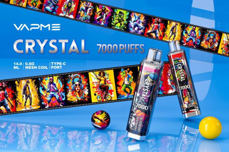 Vape Disposables Vapme Crystal 7k 7000 Puffs