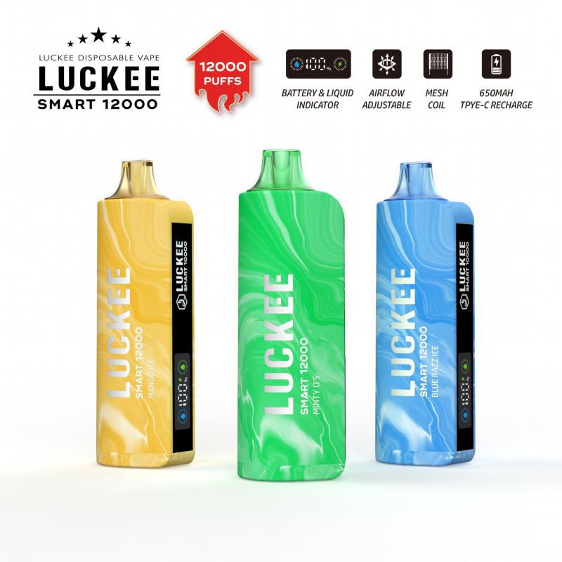 Big Puff Pen Plus Luckee Smart 12000 7500 Puffs Vape