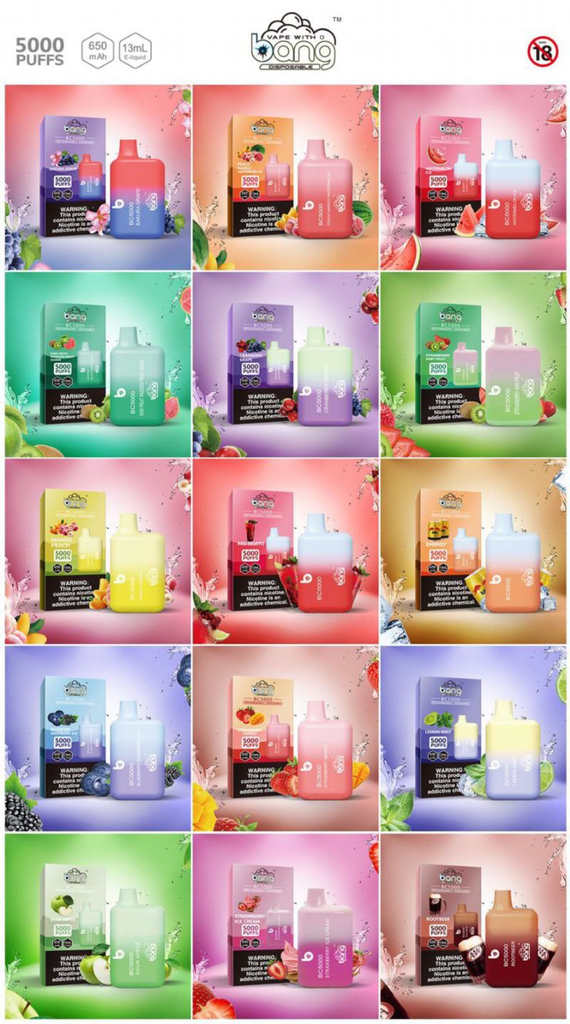 D Bc 5000 Puffs Boxes