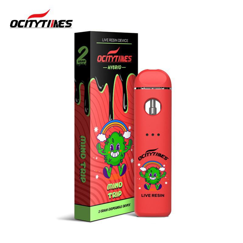 Ocitytimes/White Label Oct100 0.5ml/1ml/1.5ml/2ml Disposable Disposable E-cigarette Nicotine