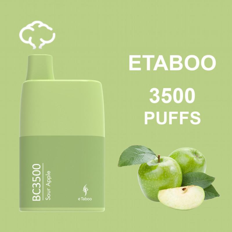 e Taboo Disposable Vape Etaboo Bc3500