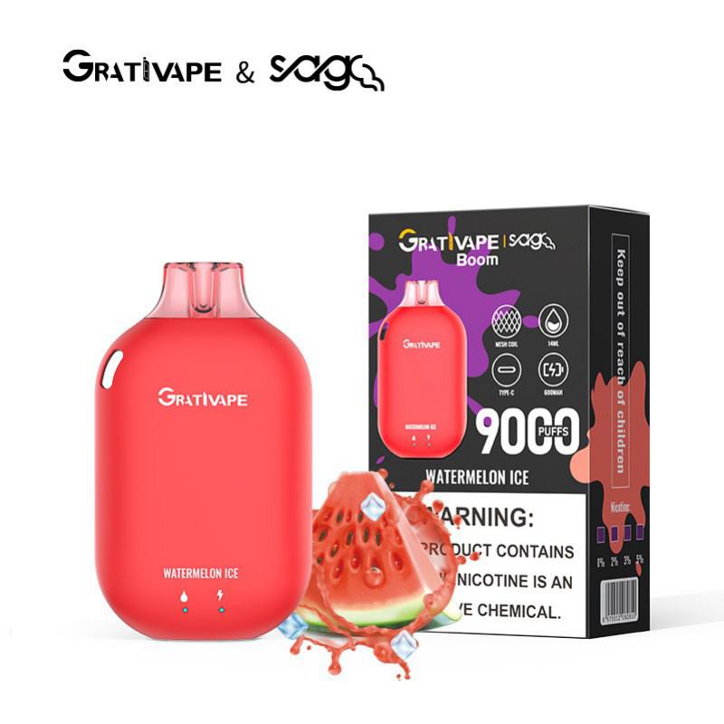 Grati Bars Boom 9000 Puffs Disposable Vape