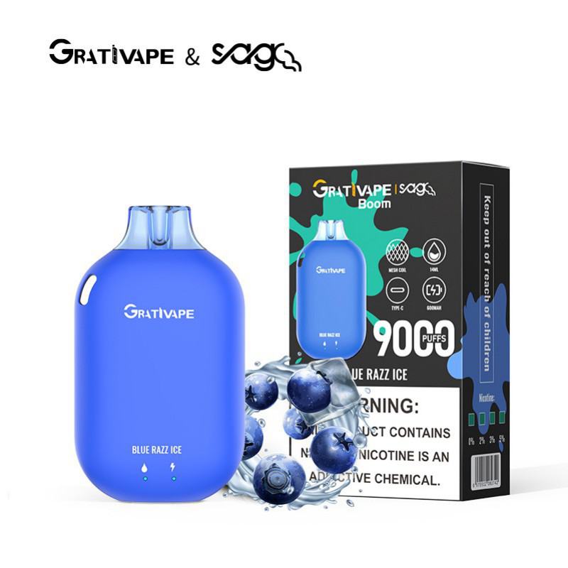 Grati Bars Boom 9000 Puffs Disposable Vape