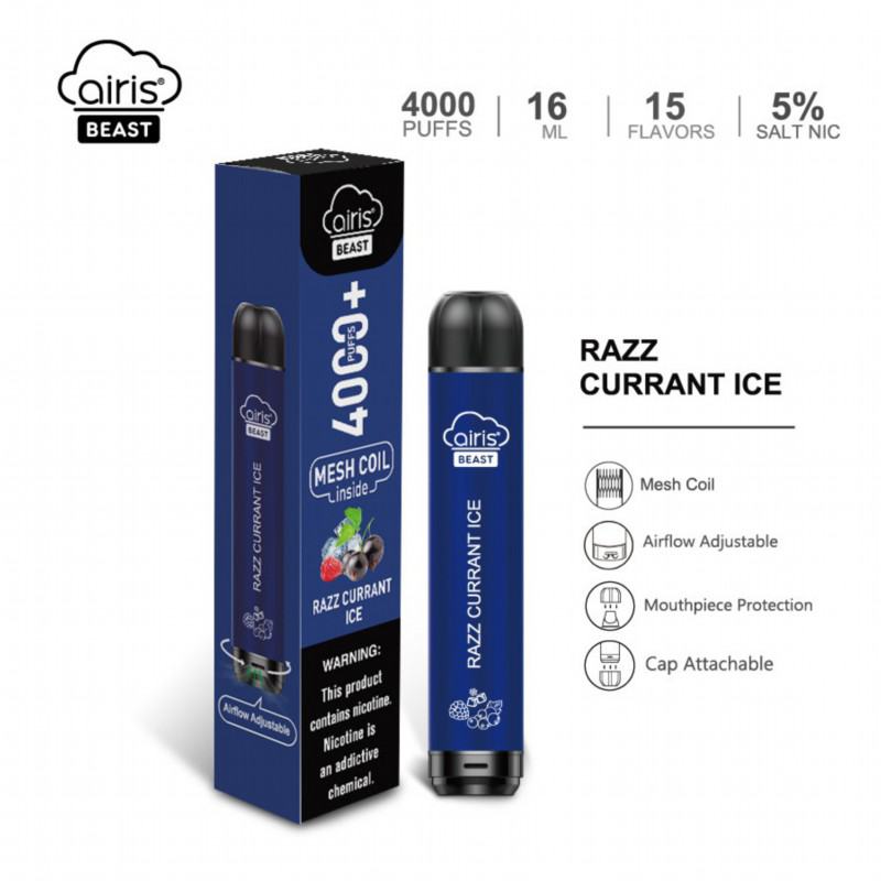 Airis Airis Beast  Disposable 4000 Puffs Disposable Smooth Hit Vape