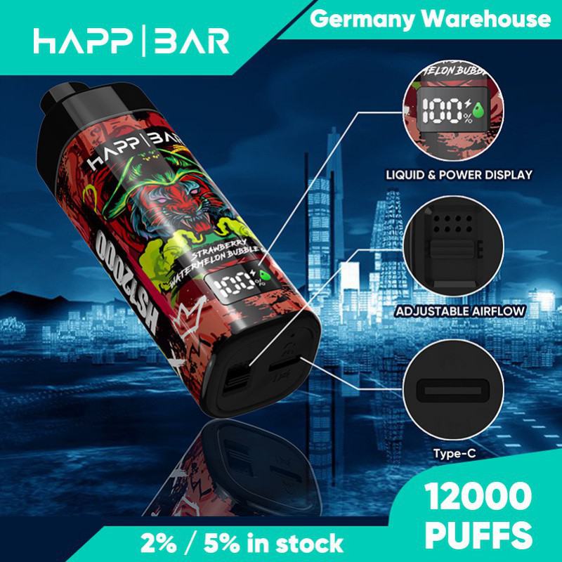 Vape Bar Ocitytimes Happ Hs12000