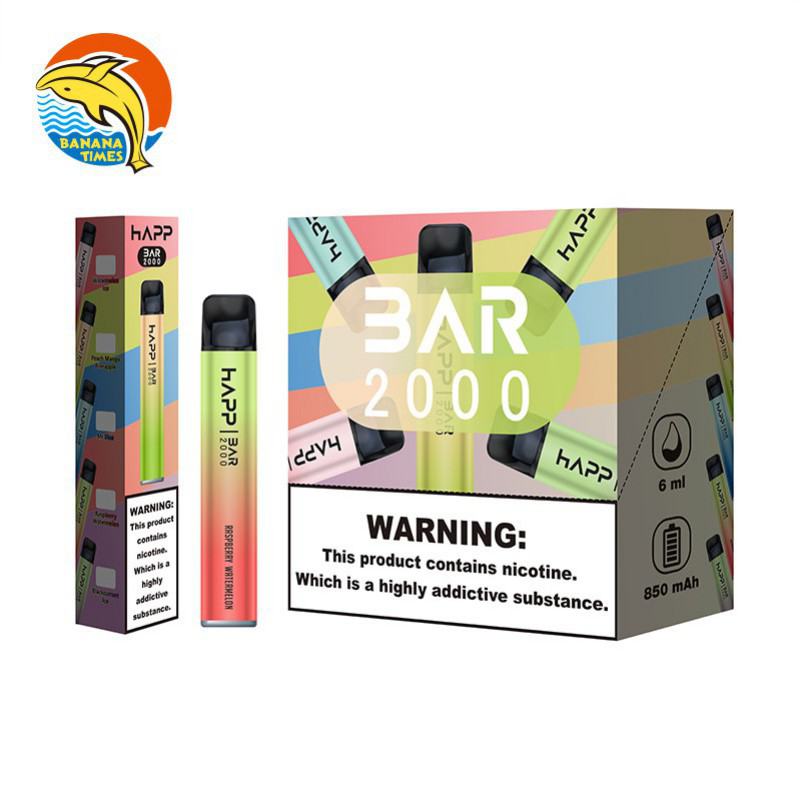 Customized F Plus Disposable 2000 Puffs Disposable E-cigarette