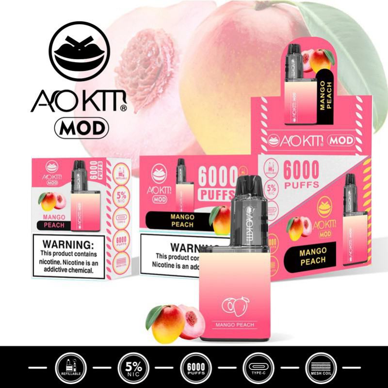 Elfworld Aokit Mod Refillable 6000 Disposable Vape Pen