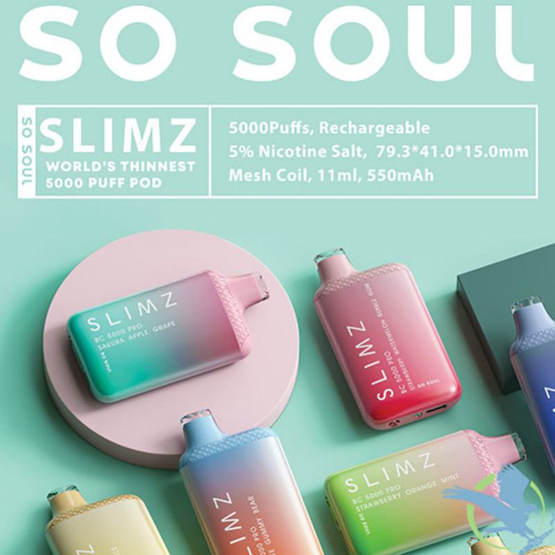 Volestech So Soul Slimz Bc Pro 5000 Puffs Vape Pens