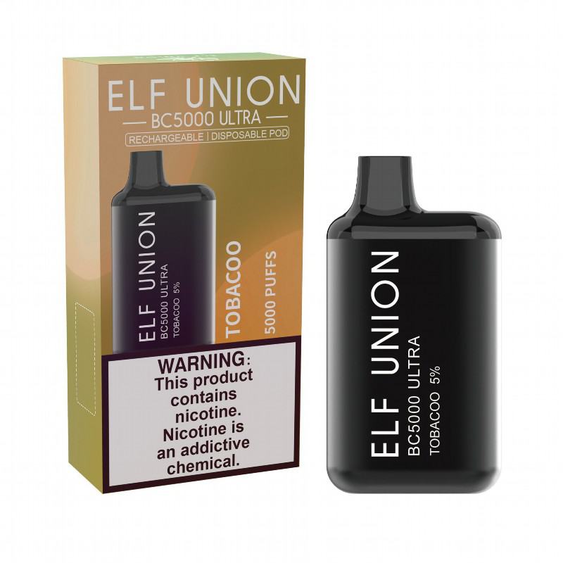 Disposable D Elf Union Bc Ultra 5000 Puffs E-cigarette Nicotine