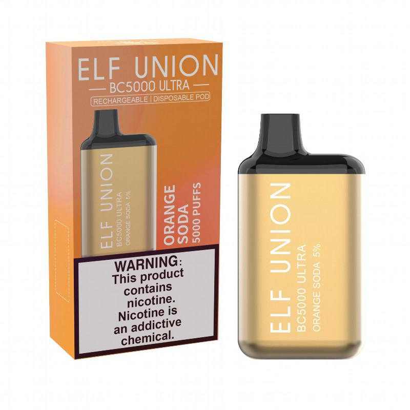 Disposable D Elf Union Bc Ultra 5000 Puffs E-cigarette Nicotine