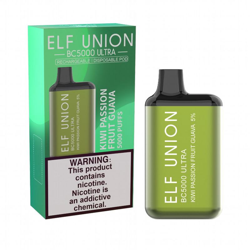 Disposable D Elf Union Bc Ultra 5000 Puffs E-cigarette Nicotine