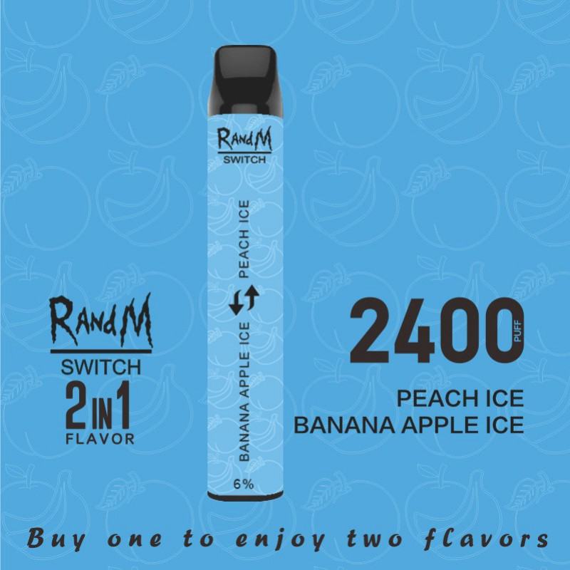 Randm switch 2in1 disposable  2 2400 puffs vape pens