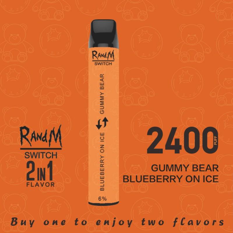 Randm switch 2in1 disposable  2 2400 puffs vape pens