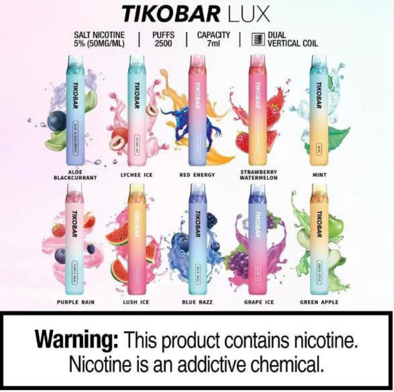zbood Tiko Lux 2500 Vapes