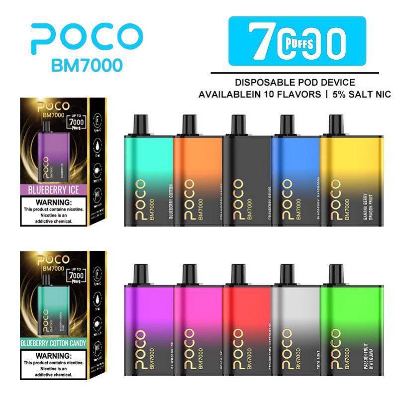 Baish Disposable Vapes Poco Bm7000