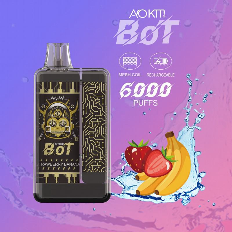 Puff Aokit Aokit Bot 6000 Puffs Electronic Cigarette