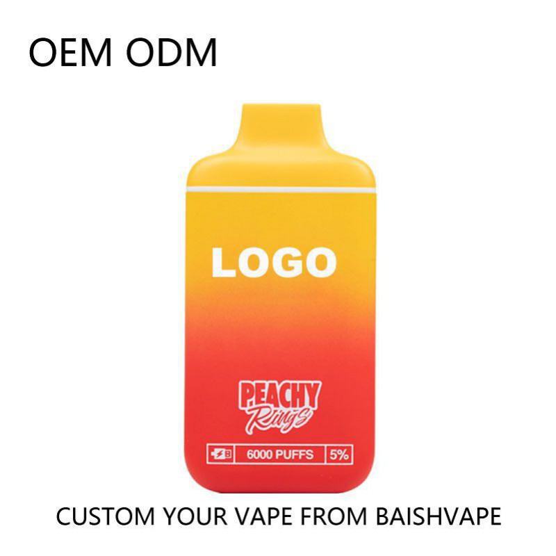 Disposable Baish Vape Pen Oem Odm Bs0601 6000