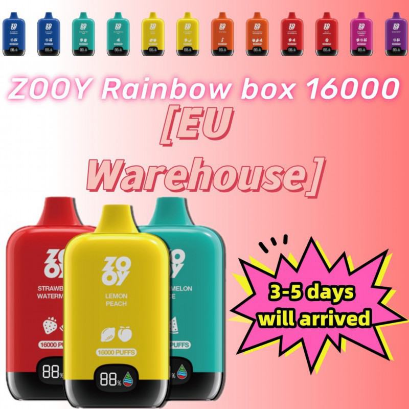 Zooy Vape Pen Bainbow Box 16000 Puffs