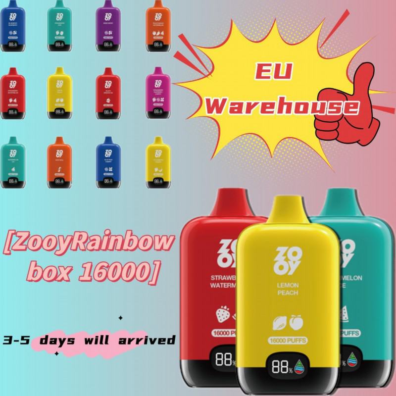 Zooy Vape Pen Bainbow Box 16000 Puffs