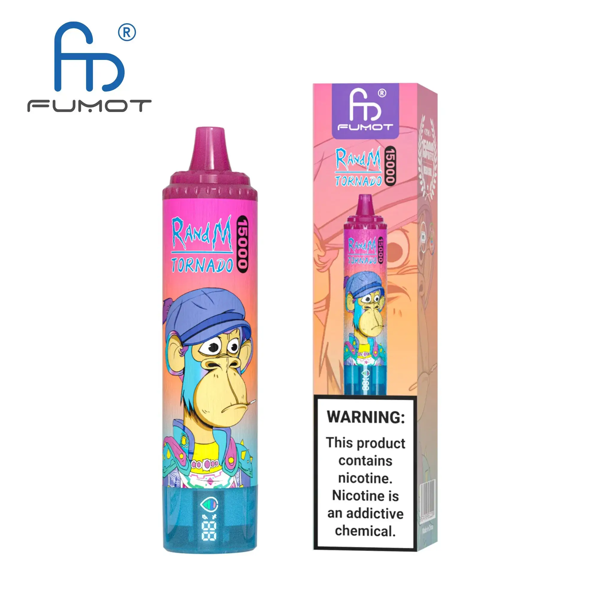 Wholesale Randm Fumot Bar Tornado 15000 Puffs Nederland Disposable Vape Pro Pen