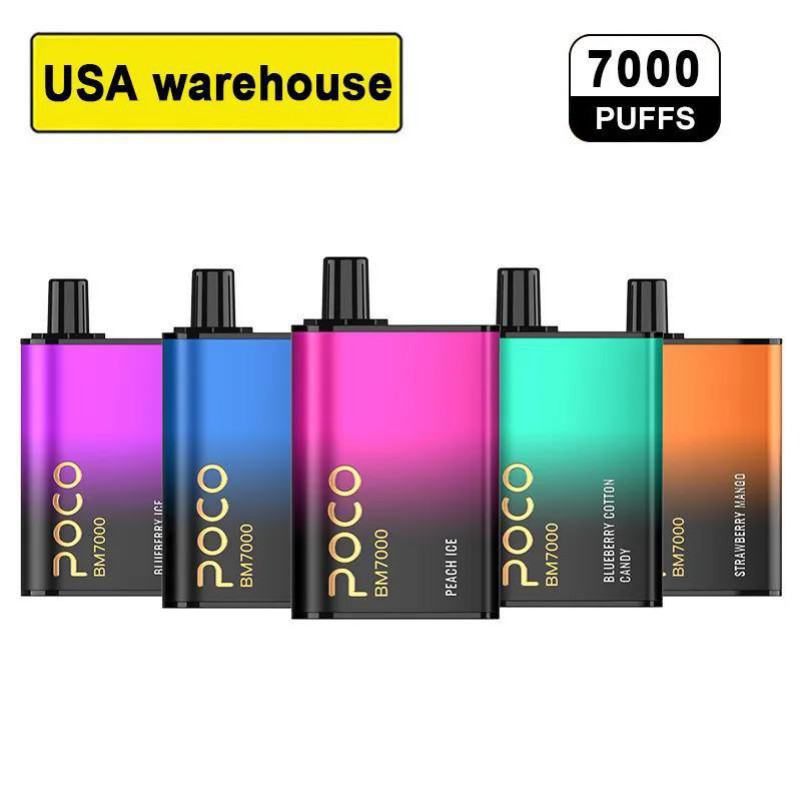 Elfworld Poco Bm 7000 Bm7000 Puffs Disposable Vape Pod