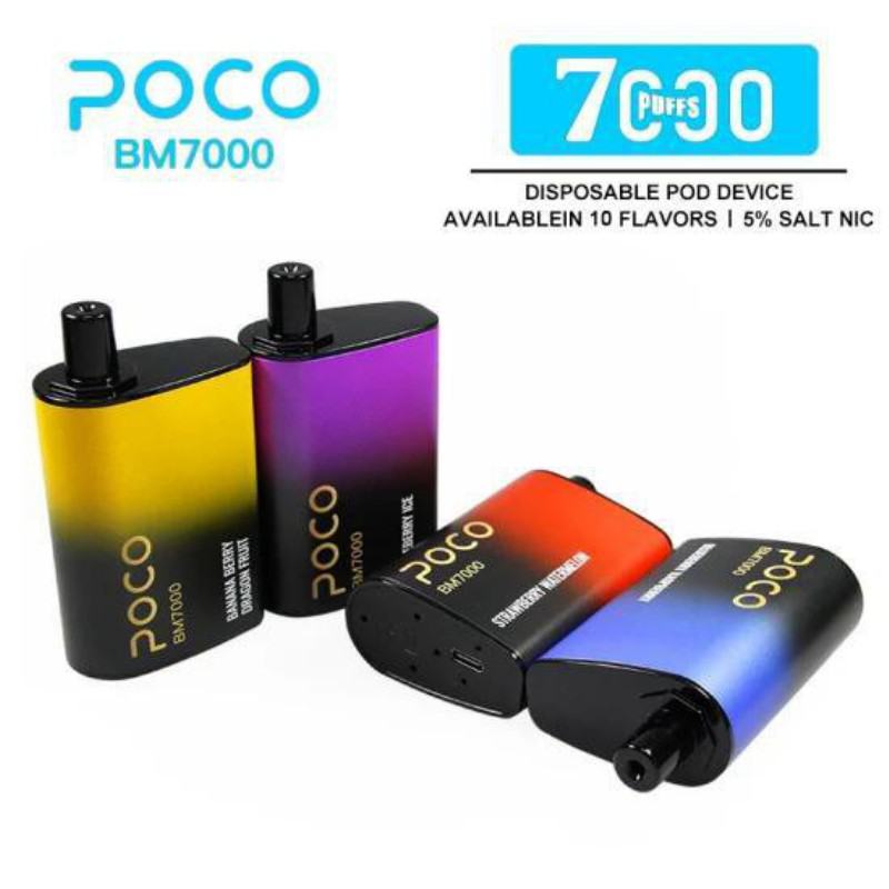 Elfworld Poco Bm 7000 Bm7000 Puffs Disposable Vape Pod