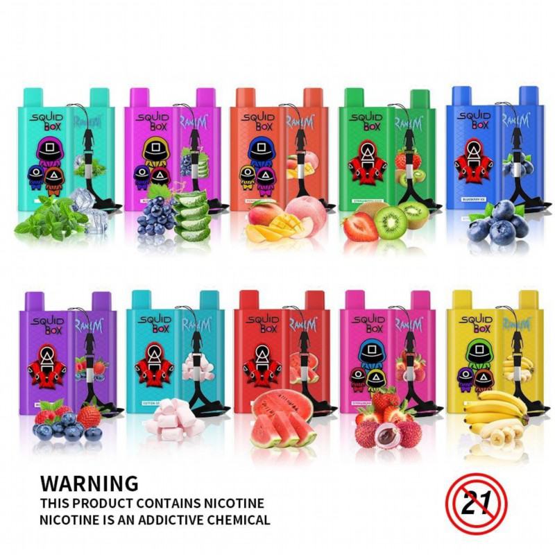Randm squid box disposable vape pens