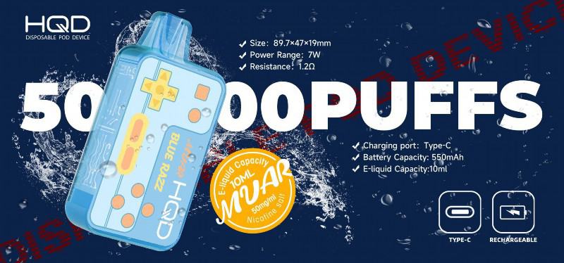 Disposable Hqd Vape Pen H094 ~1200 Puffs