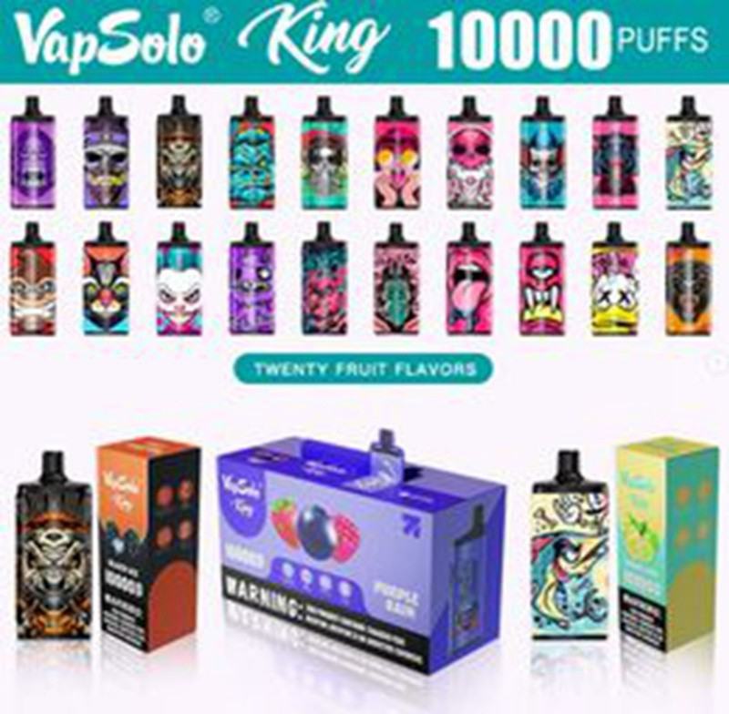 Vapsolo High Quality King 10k 10000 Puffs Disposable Vape Device