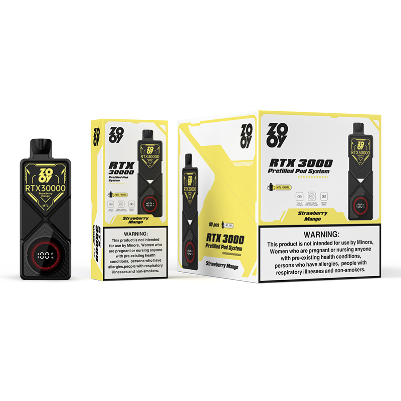 Zooy Bar Puffs Nederland RTX Disposable Vape Pro Bar