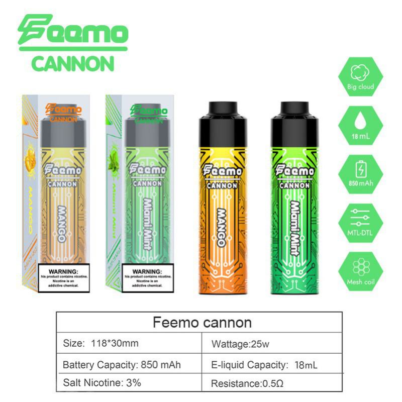 Feemo Cannon Disposable Vape Pen Feemo Cannon 10000 Puffs