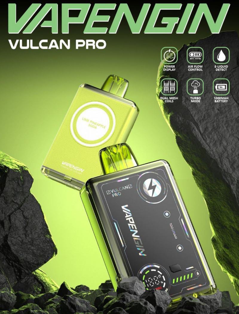 Disposable Vape Pens Dig Vapengin Vulcan Pro 15000 Puffs