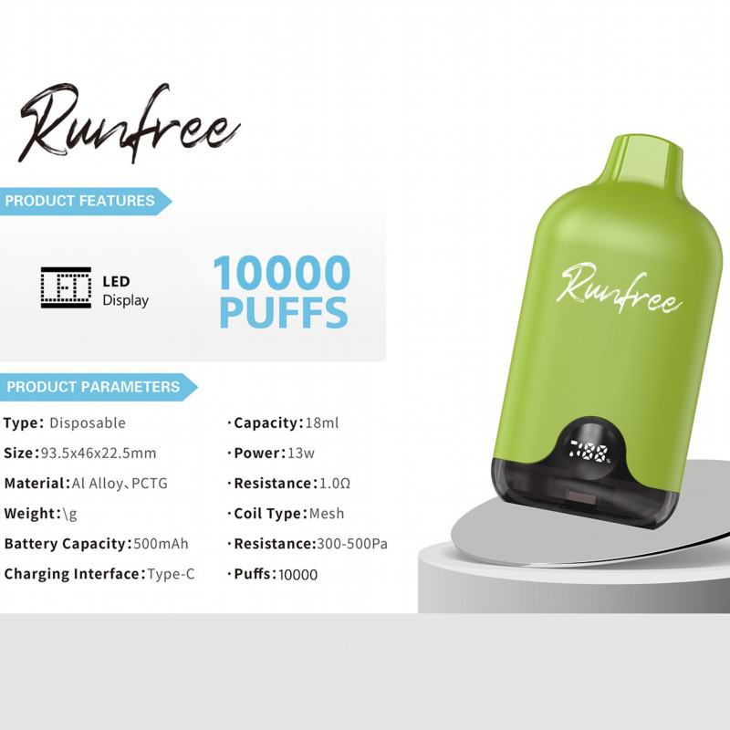Runfree Rf372 10000 Puffs Disposable Big Hit Vape